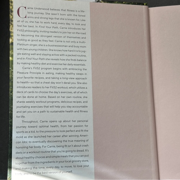 Find Your Path by Carrie Underwood | Health & Wellness | Hardcover Book - Picture 3 of 9
